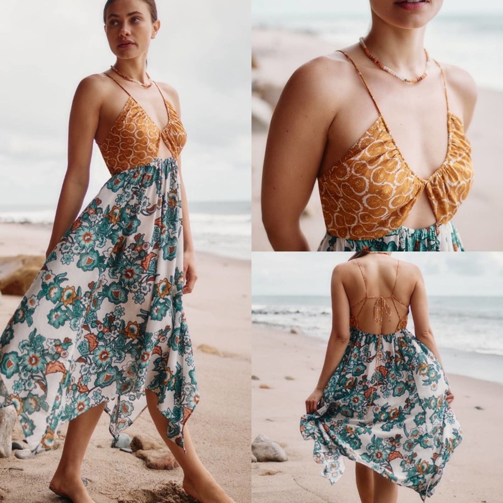 Anthropologie Alani Cover Up Maxi Dress